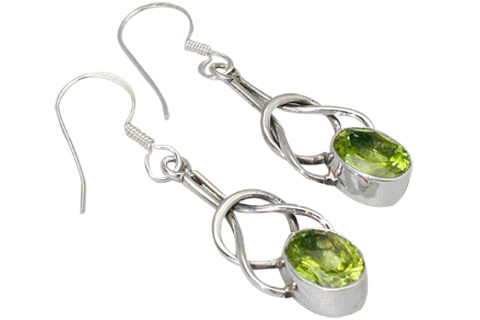 SKU 9329 - a Peridot earrings Jewelry Design image