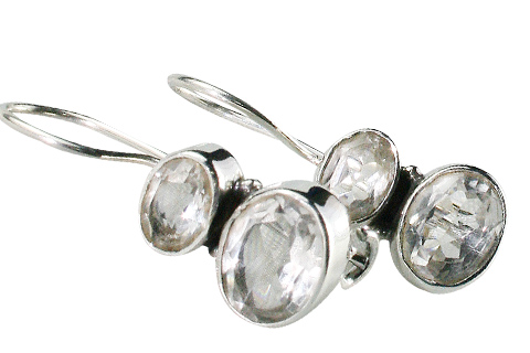 SKU 9330 - a Crystal earrings Jewelry Design image