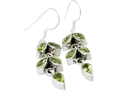SKU 9362 - a Peridot earrings Jewelry Design image
