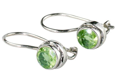 SKU 9376 - a Peridot earrings Jewelry Design image