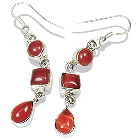 SKU 938 - a Garnet Earrings Jewelry Design image