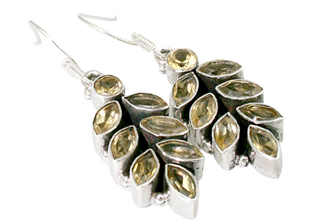SKU 9397 - a Citrine earrings Jewelry Design image