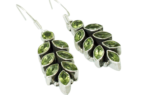 SKU 9398 - a Peridot earrings Jewelry Design image