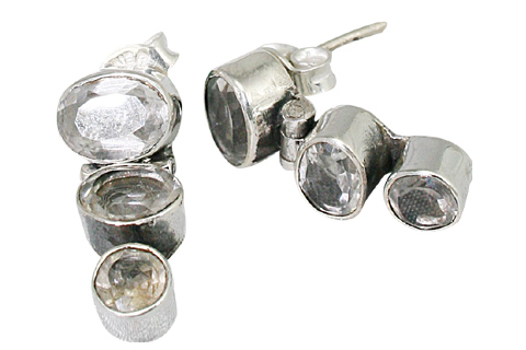 SKU 9405 - a Crystal earrings Jewelry Design image