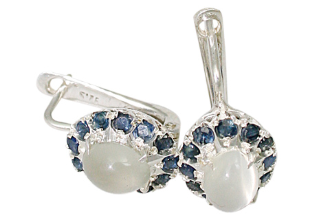 SKU 9417 - a Moonstone earrings Jewelry Design image
