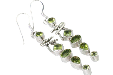 SKU 9420 - a Peridot earrings Jewelry Design image