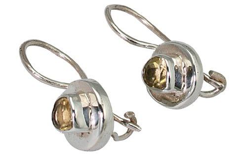 SKU 9425 - a Citrine earrings Jewelry Design image