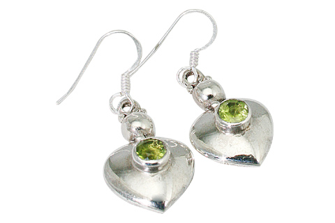 SKU 9430 - a Peridot earrings Jewelry Design image