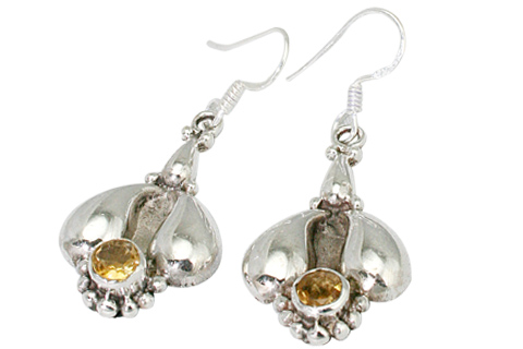 SKU 9432 - a Citrine earrings Jewelry Design image