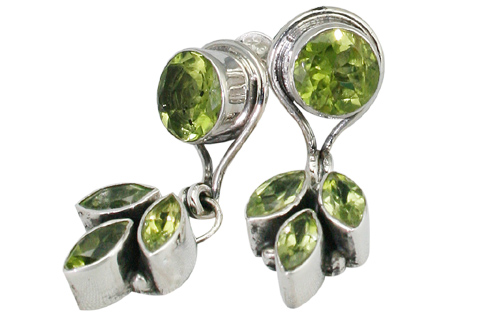 SKU 9440 - a Peridot earrings Jewelry Design image