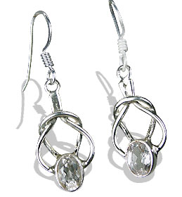 SKU 9448 - a Crystal earrings Jewelry Design image