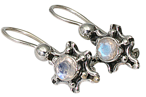 SKU 9461 - a Moonstone earrings Jewelry Design image