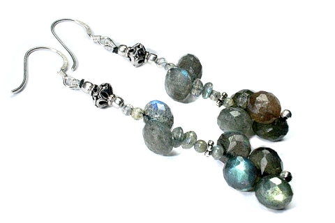 SKU 9568 - a Labradorite earrings Jewelry Design image