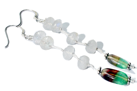 SKU 9569 - a Moonstone earrings Jewelry Design image