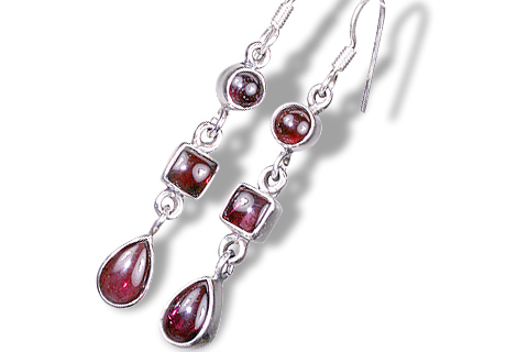 SKU 957 - a Garnet Earrings Jewelry Design image