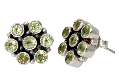 SKU 9640 - a Peridot earrings Jewelry Design image