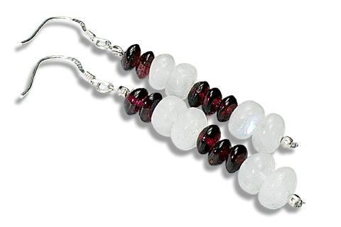 SKU 9728 - a Moonstone earrings Jewelry Design image