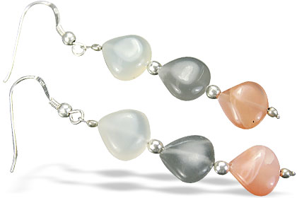 SKU 9748 - a Moonstone earrings Jewelry Design image