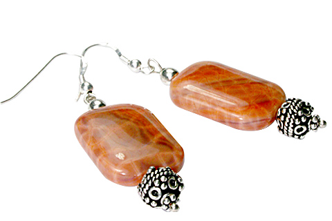 SKU 9755 - a Agate earrings Jewelry Design image