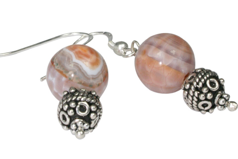 SKU 9762 - a Agate earrings Jewelry Design image