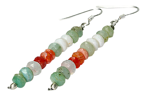 SKU 9782 - a Opal earrings Jewelry Design image