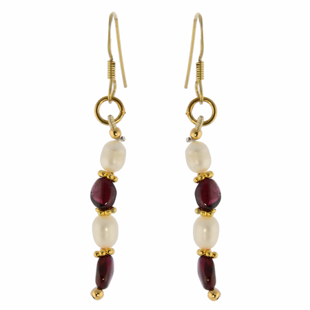 SKU 982 - a Garnet Earrings Jewelry Design image