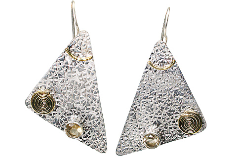SKU 9983 - a Citrine earrings Jewelry Design image