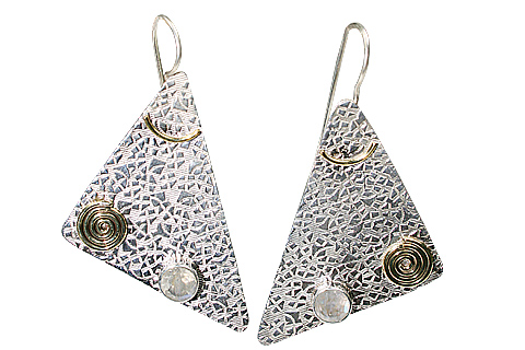 SKU 9984 - a Moonstone earrings Jewelry Design image