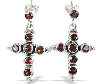 unique Garnet Earrings Jewelry