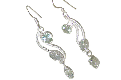 unique Green amethyst earrings Jewelry