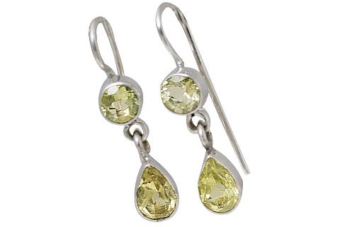 unique Lemon Quartz earrings Jewelry