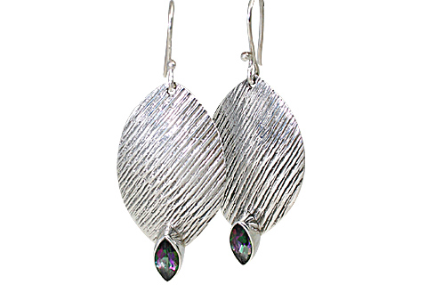 unique Mystic Quartz earrings Jewelry