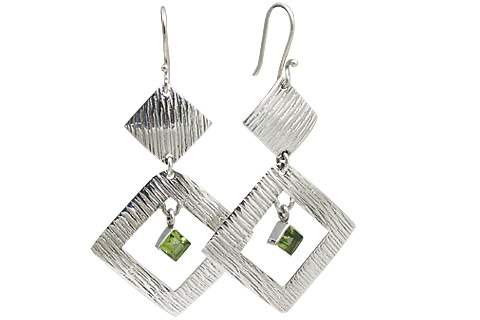 unique Peridot earrings Jewelry