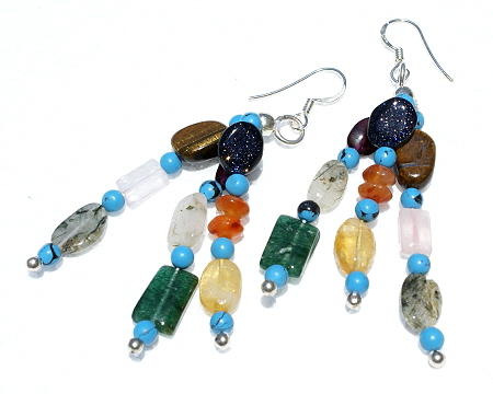 unique Multi-stone earrings Jewelry