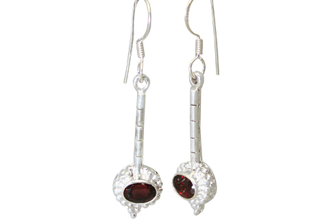 unique Garnet earrings Jewelry