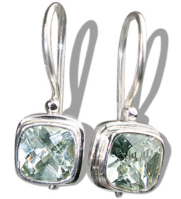 unique Green amethyst earrings Jewelry