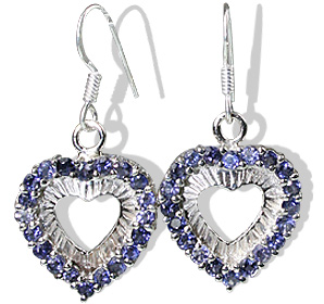 unique Iolite earrings Jewelry