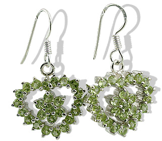 unique Peridot earrings Jewelry