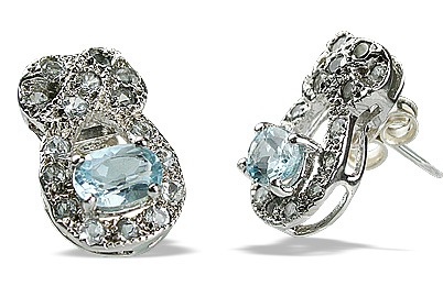 unique Blue topaz earrings Jewelry