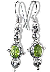 unique Peridot earrings Jewelry