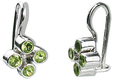 unique Peridot earrings Jewelry