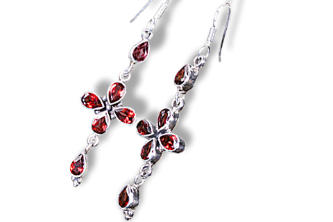 unique Garnet Earrings Jewelry