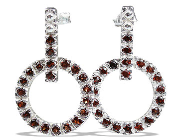 unique Garnet earrings Jewelry