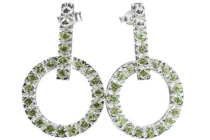 unique Peridot earrings Jewelry