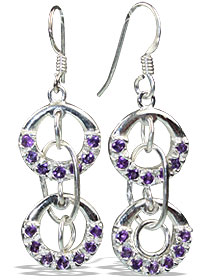 unique Amethyst earrings Jewelry