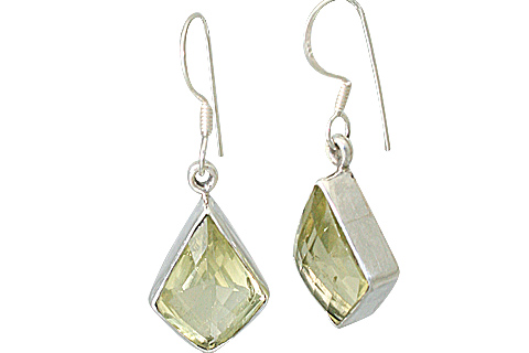 unique Lemon Quartz earrings Jewelry