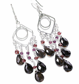 unique Garnet earrings Jewelry