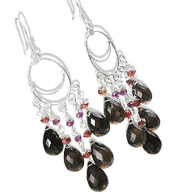 unique Garnet earrings Jewelry