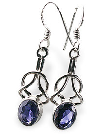 unique Iolite earrings Jewelry