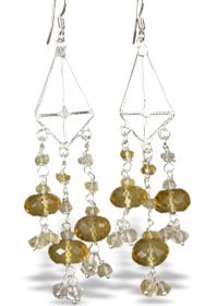 unique Citrine earrings Jewelry